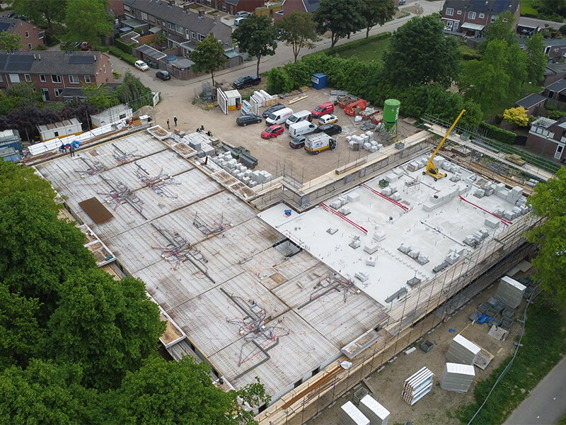 Nieuwbouw zorgappartementen bouw Didam