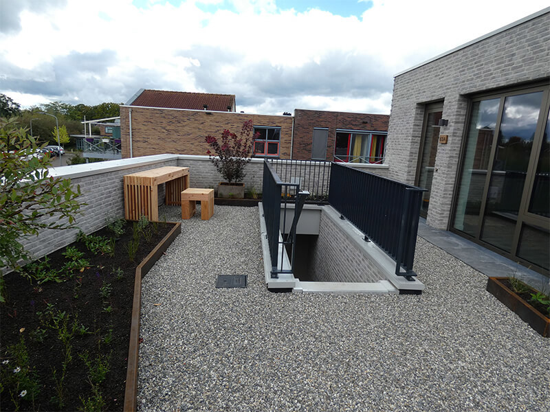 Trappen nieuwe appartementen Brummen