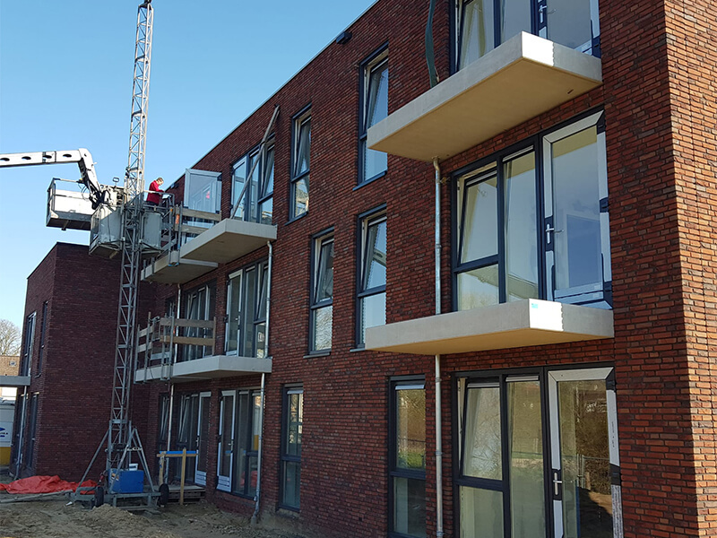 Nieuwbouw zorgappartementen Wehl bouw
